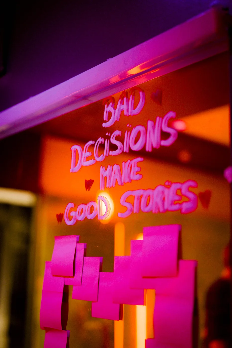 Bad Decisions Make Good Stories